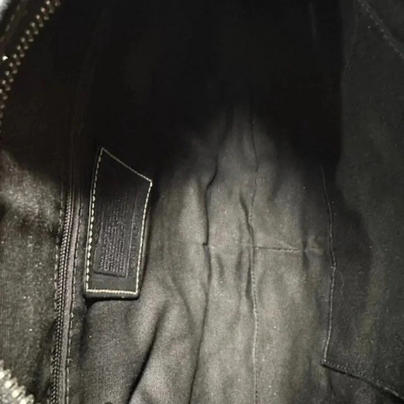 Coach Black Signature Hobo Tote Bag #1460 - Picture 11 of 12